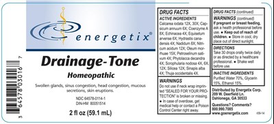 Drainage-tone Label (Drainage Tone Label)